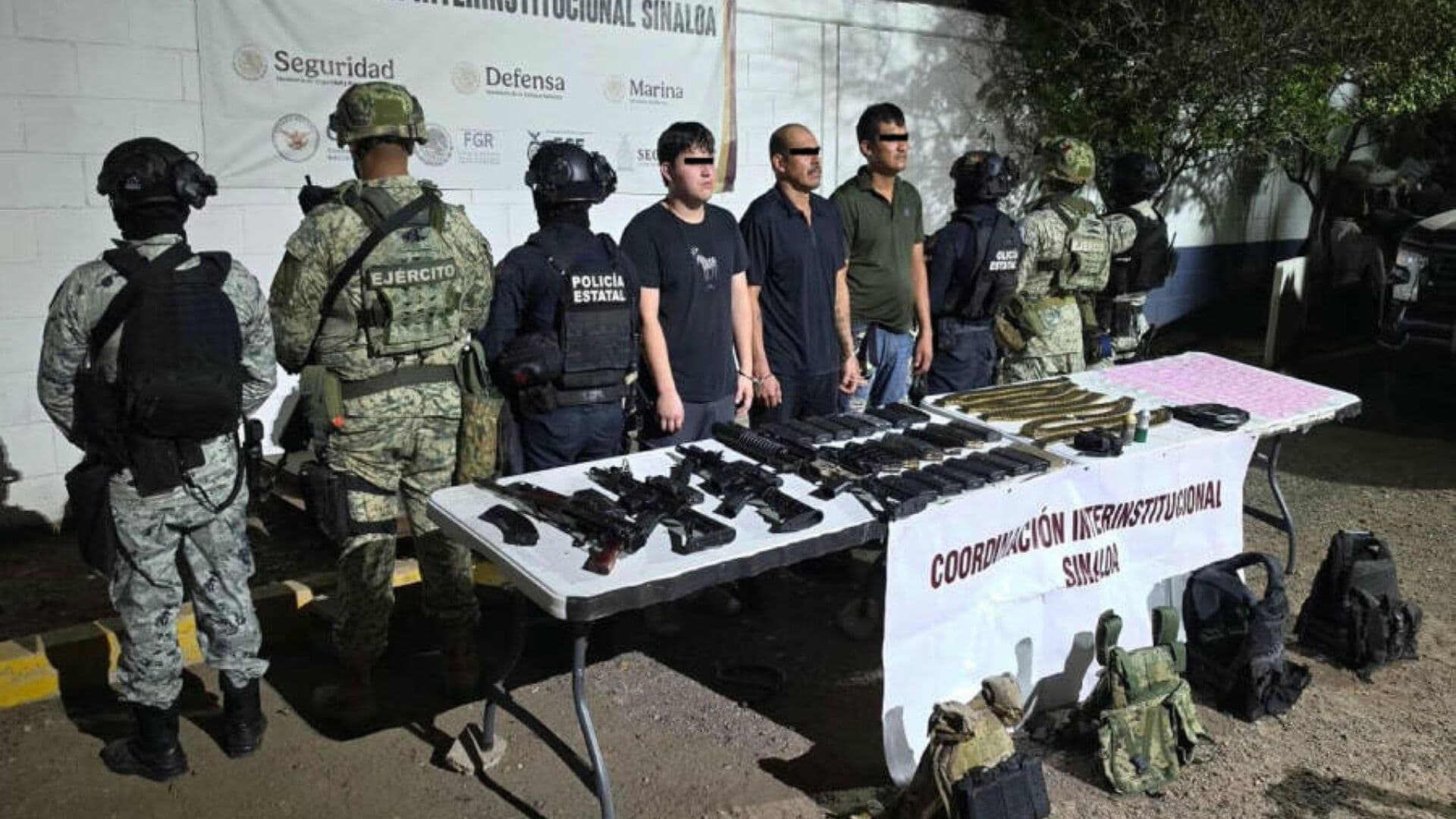 Detienen a Orlando ‘N’, Jefe de Grupo Delictivo ‘Los Ranas’ en Sinaloa