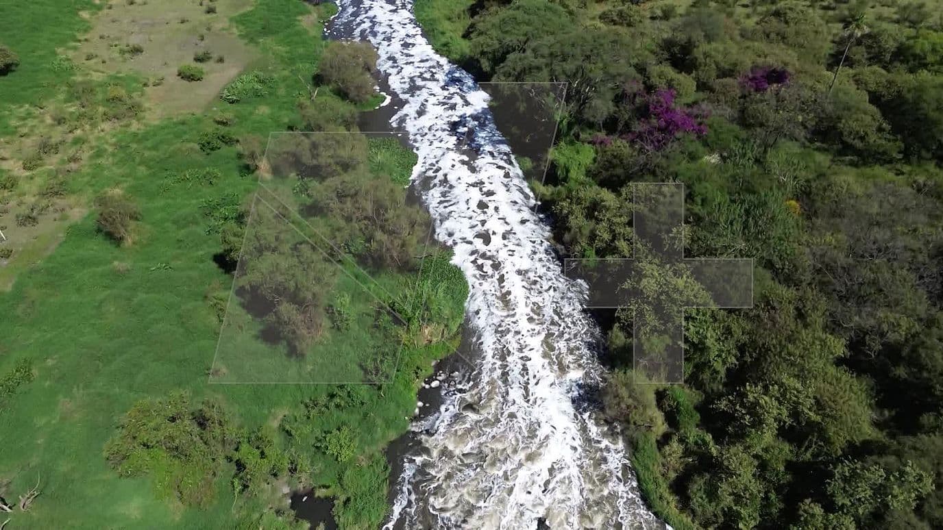 Río de Lixiviados de Vertedero de Laureles Desemboca en el Río Santiago