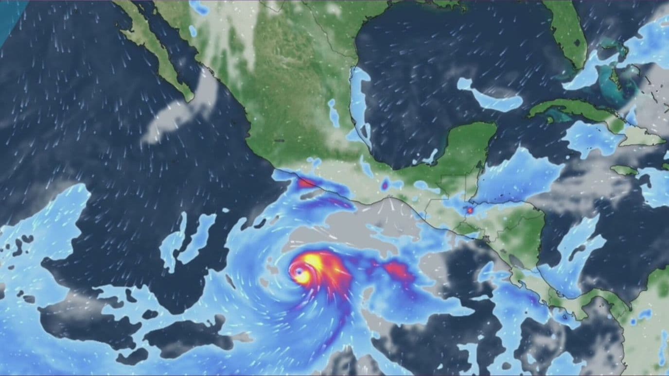 Vance Se Intensificará a Huracán Categoría 1 en su Avance Rumbo a Jalisco y Colima