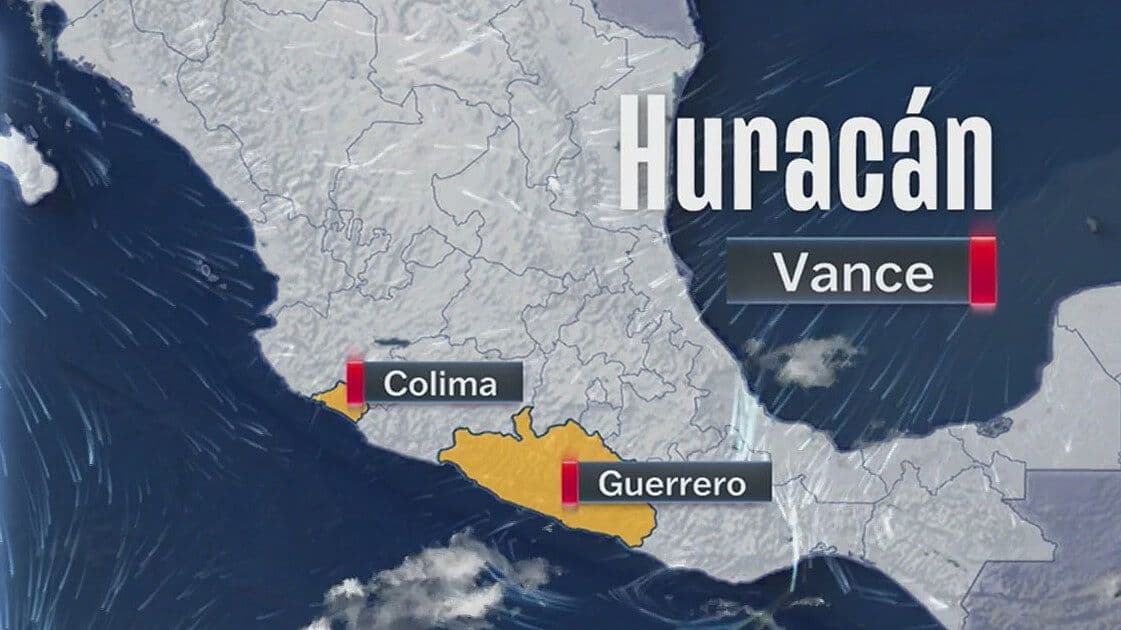 Vance se Convierte en Huracán Categoría 1: Esta es su Ubicación y Trayectoria