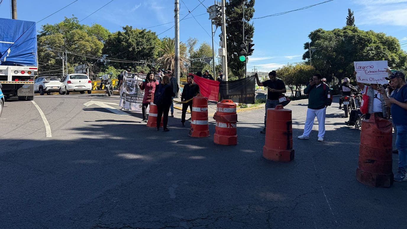 Bloqueo de Trabajadores del IMSS Hoy: Hay Afectaciones Viales en Esta Zona