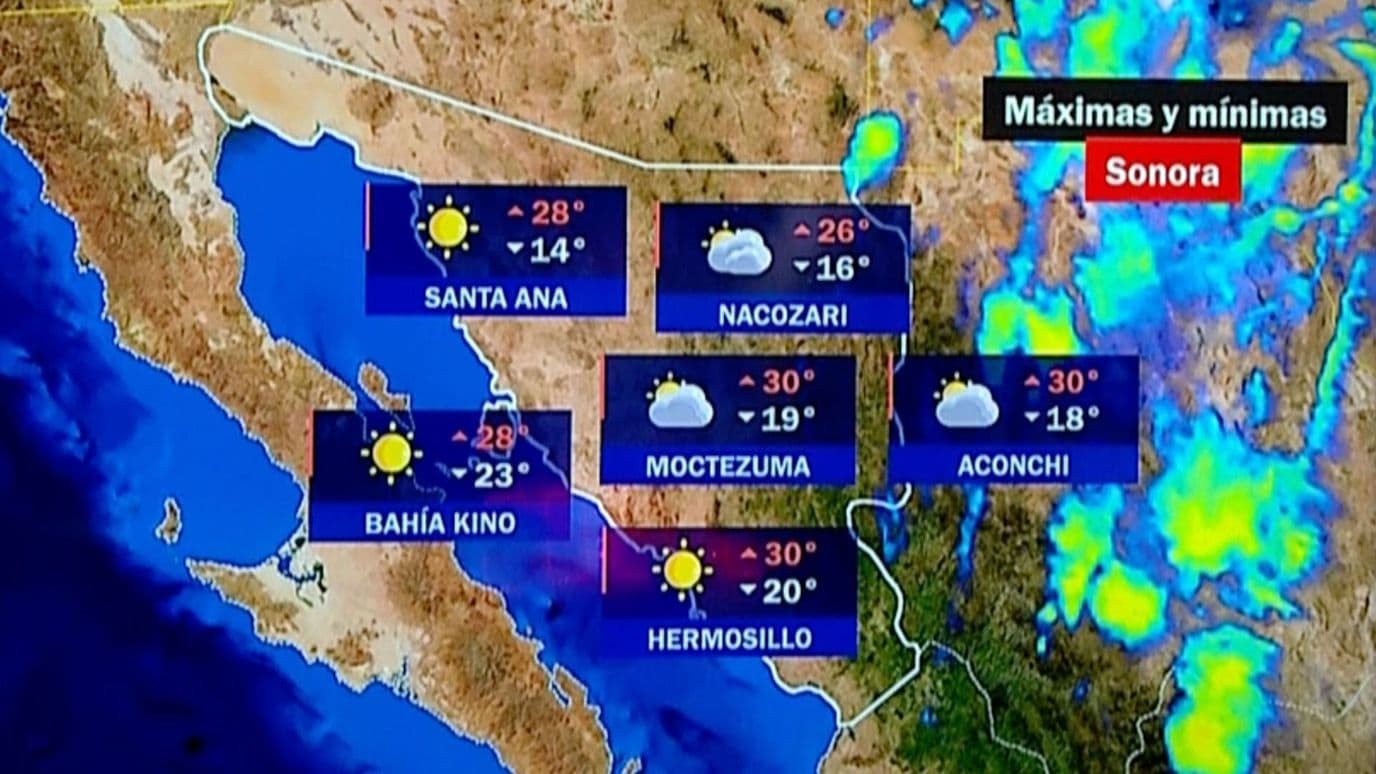 Pronóstico del Clima en Municipios de Sonora