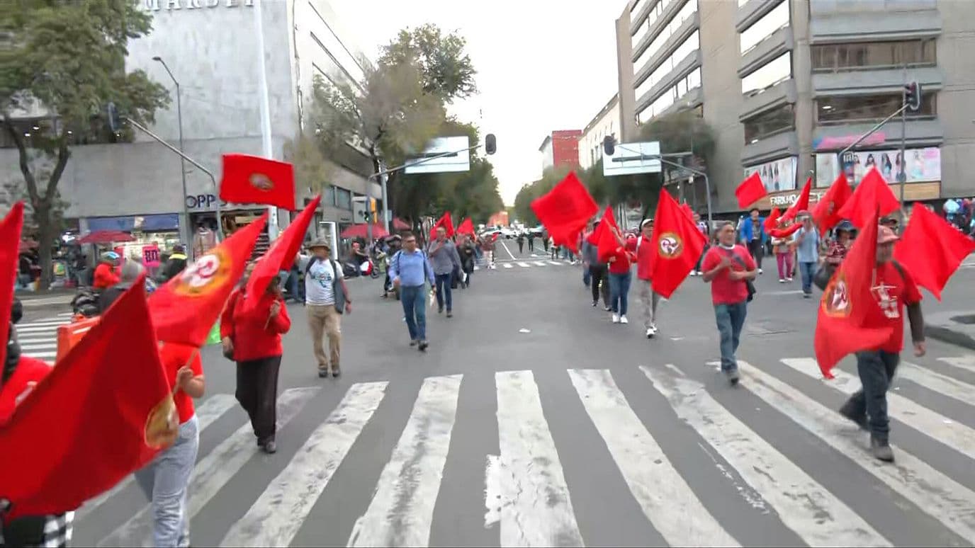 Marcha Avanza en Diagonal 20 de Noviembre Rumbo al Zócalo de la CDMX; Hay Cortes Viales