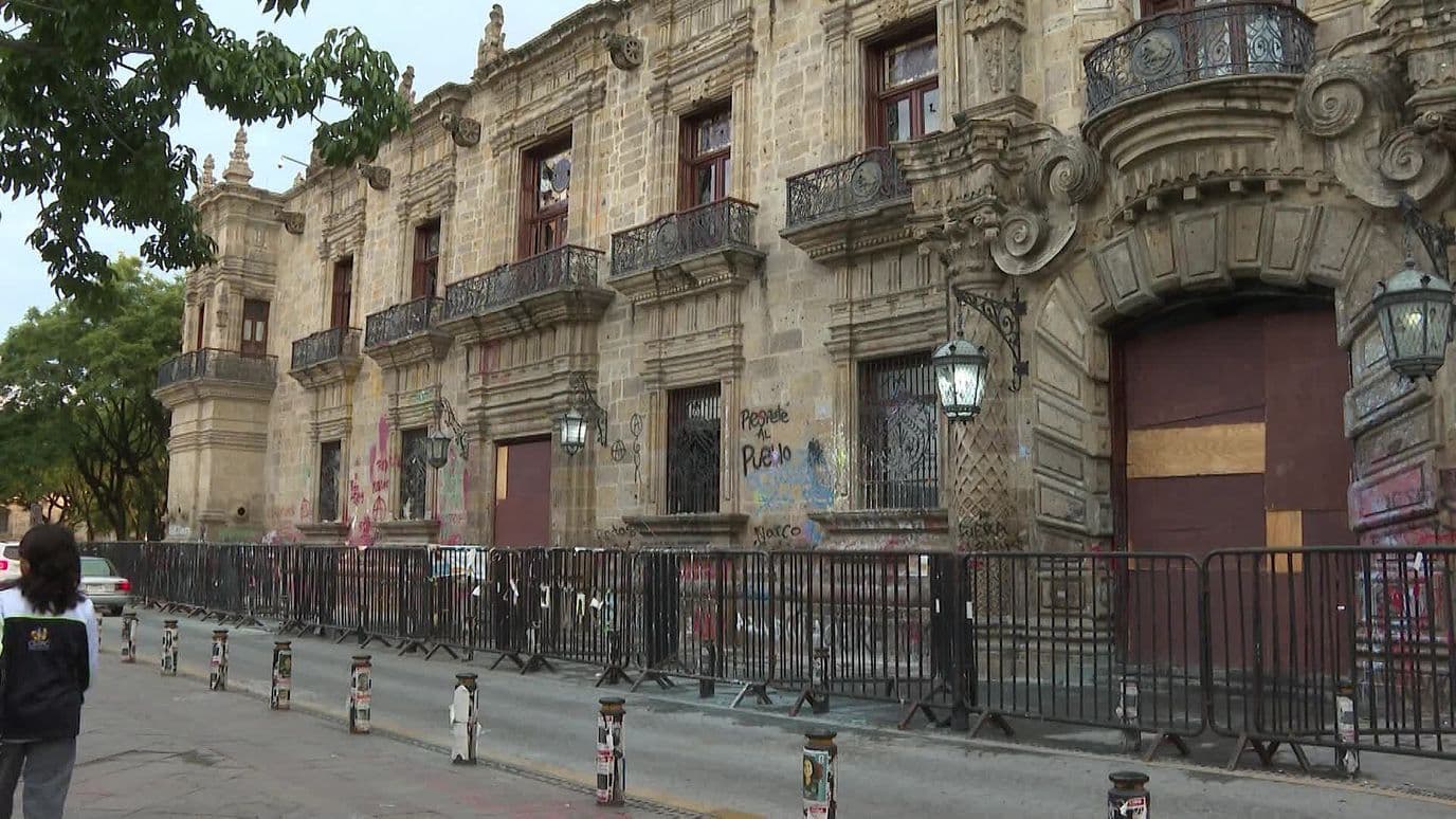 Estiman Daños por 16 Millones de Pesos al Palacio de Gobierno