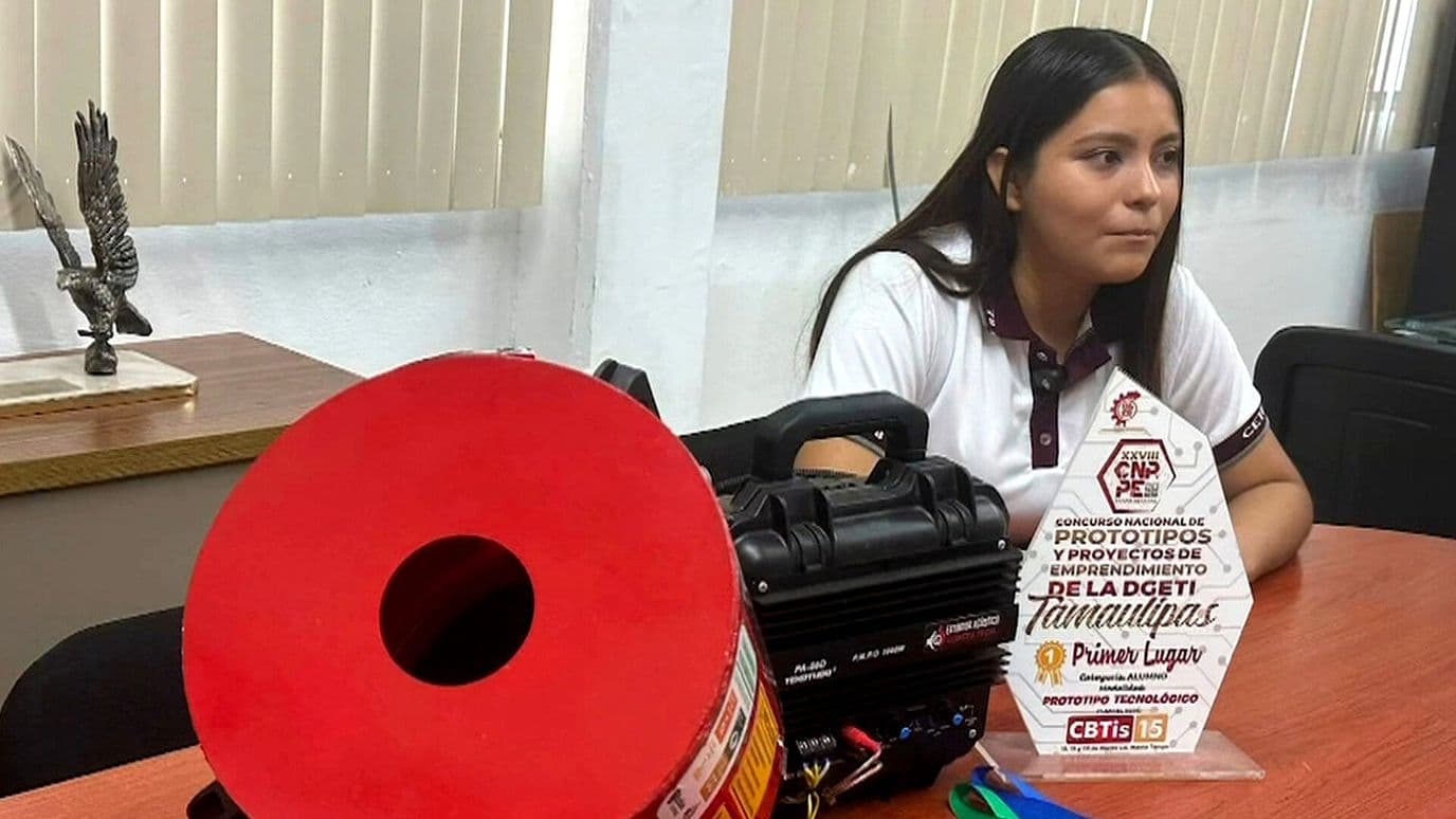 Estudiante de Tamaulipas Gana Oro en Indonesia por Inventar Extintor de Sonido
