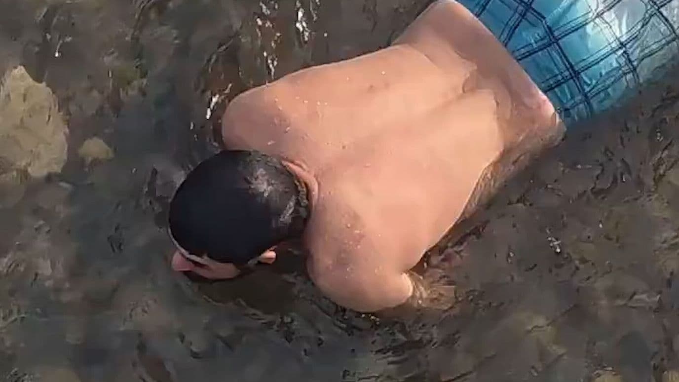 Hombre Provoca a Cocodrilo ante la Mirada de Turistas