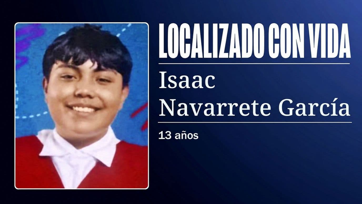 Localizan con Vida a Isaac Navarrete, Adolescente Desaparecido en CDMX