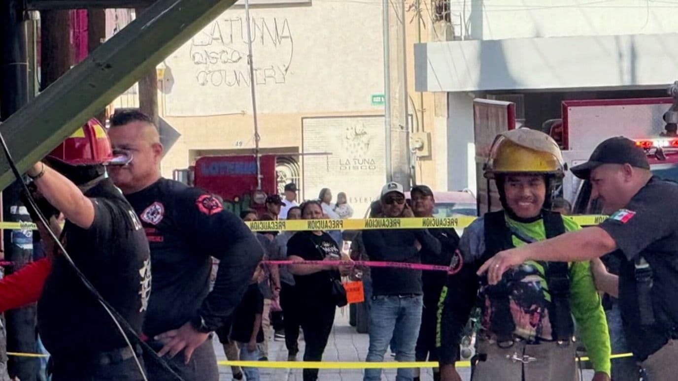 Colapsa Parte de un Inmueble en el Centro de Ciudad Juárez, Chihuahua