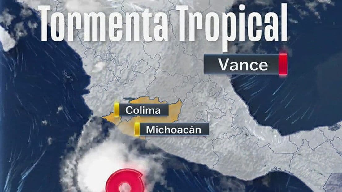 Tormenta Tropical Vance Provocará Lluvias Muy Fuertes: Esta Es Su Ubicación