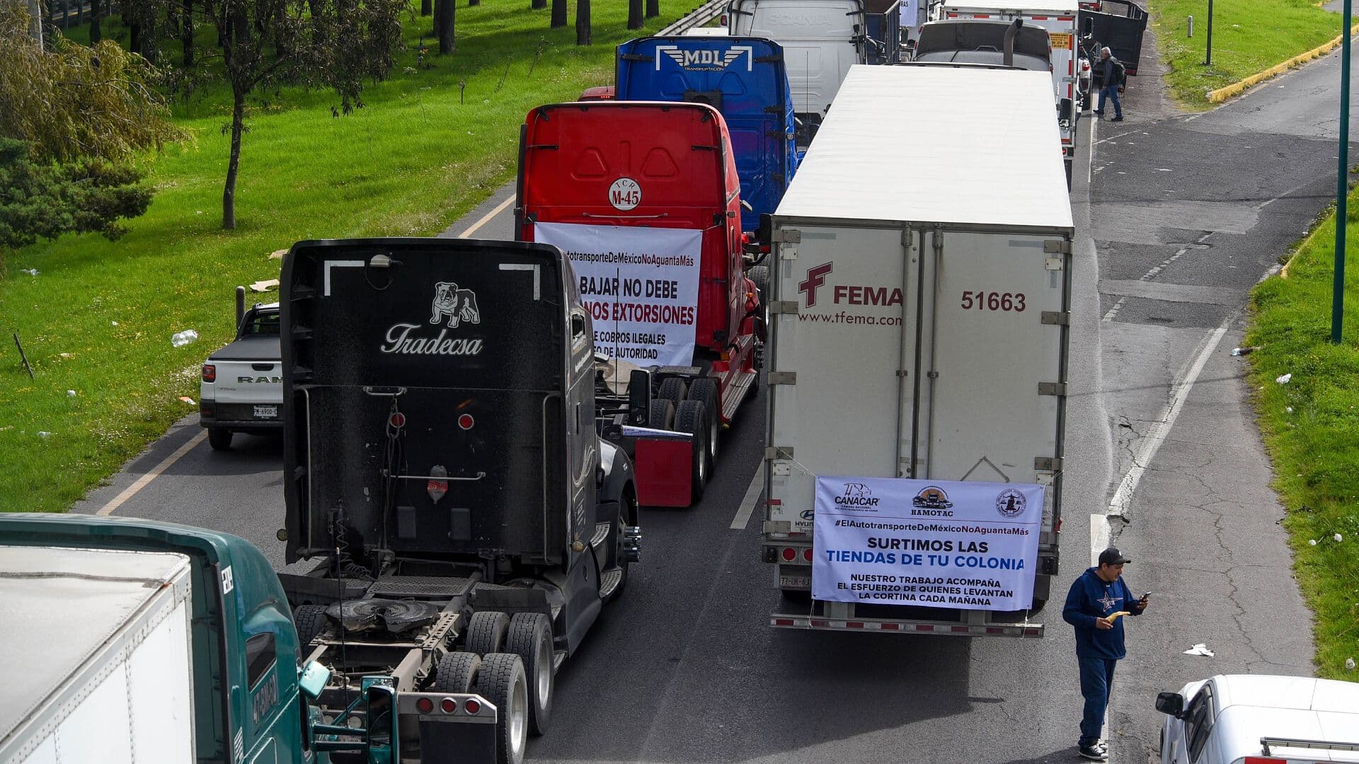 Puntos de Concentración de Transportistas en Edomex y CDMX