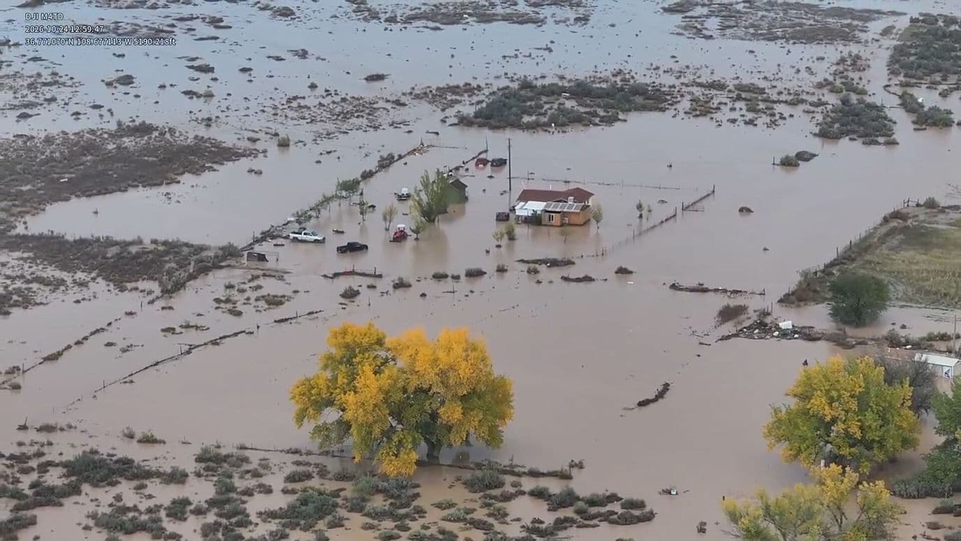Nuevo México Vive Inundación Histórica por Desbordamiento de Río San Juan