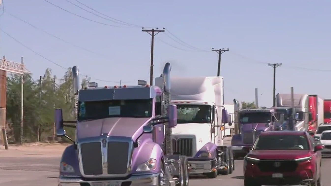 Paro de Transportistas en Baja California: Realizan Caravanas sin Bloquear por Completo las Vialidades