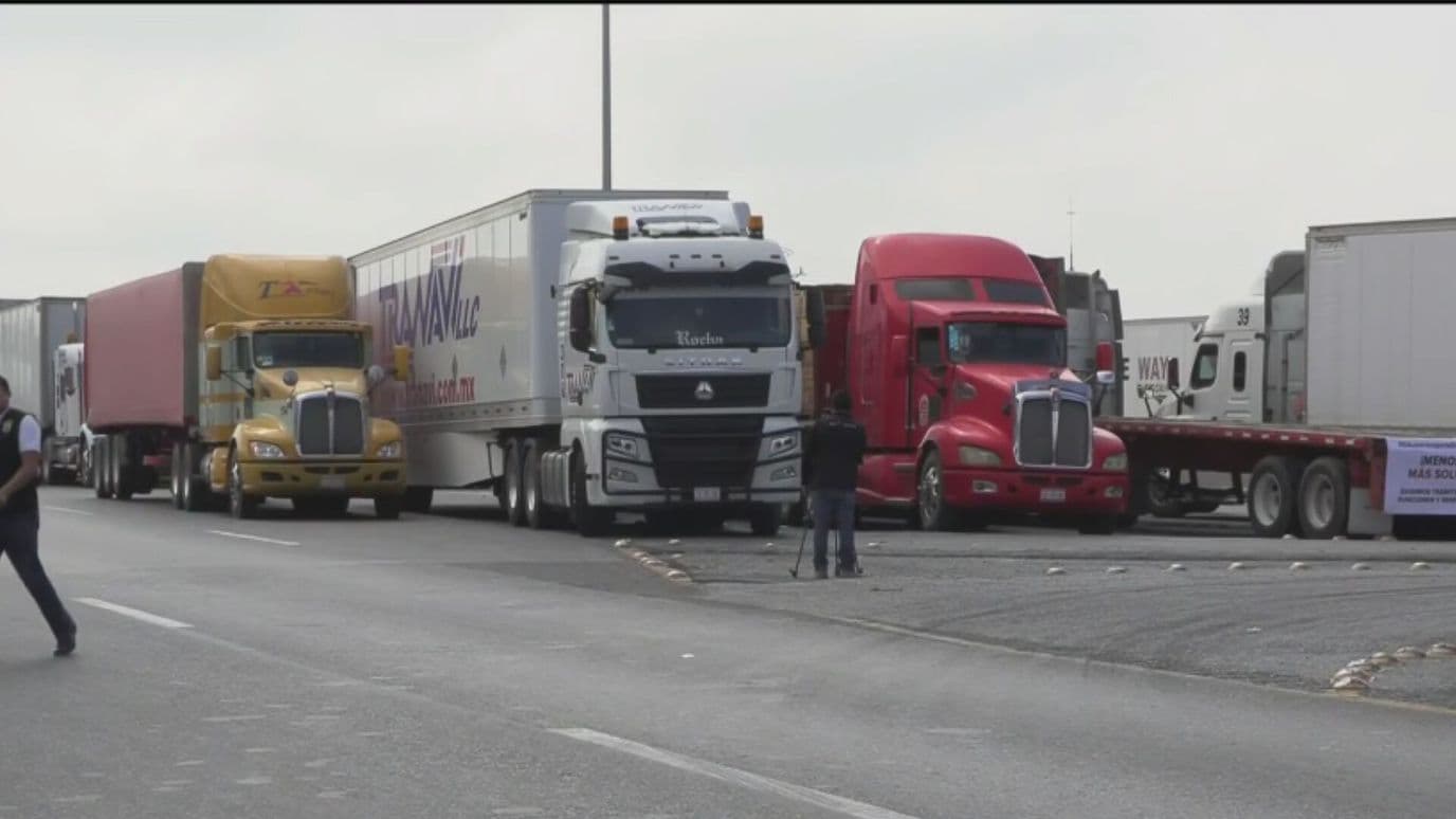 Así se Vive la Movilización de Transportistas en Coahuila