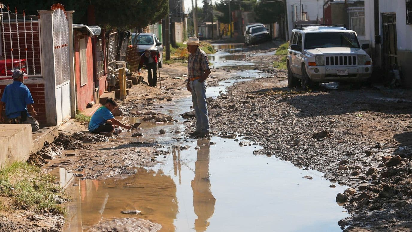 Ciudad Juárez Bajo el Agua tras Tres Días Consecutivos de Tormenta