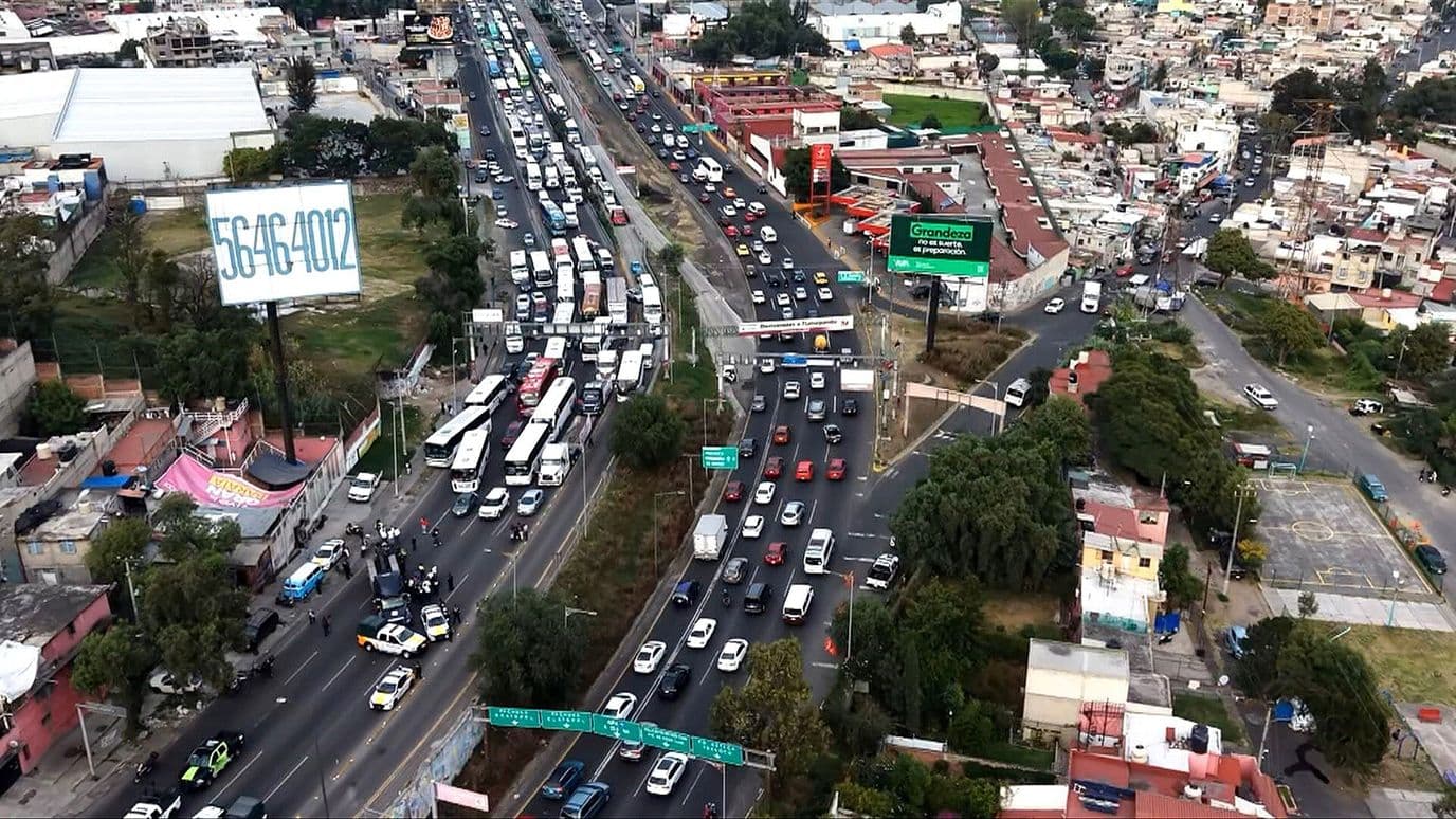 Bloqueo en la México-Pachuca Afecta el Acceso a CDMX: Estas son las Alternativas Viales
