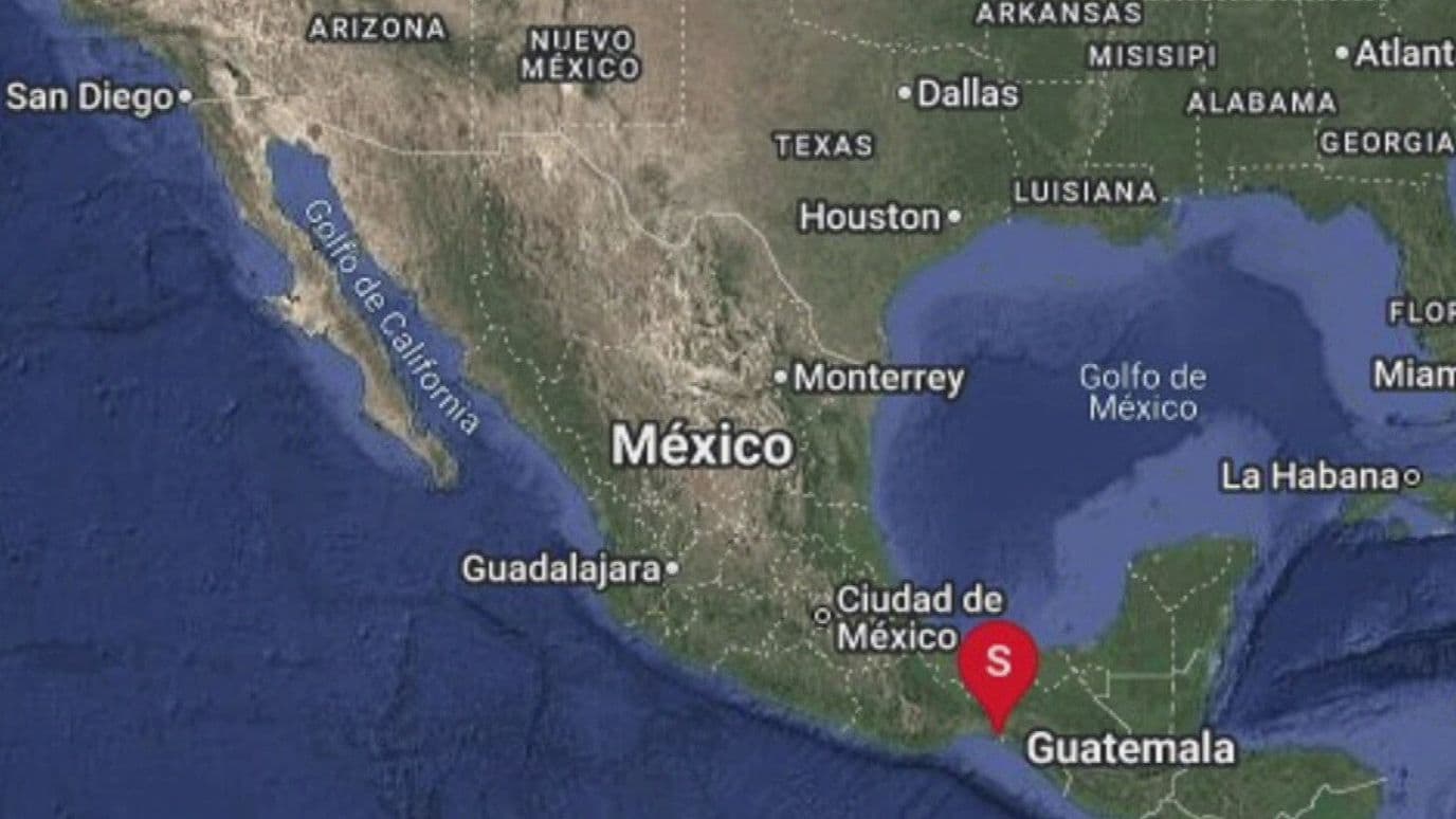 Reportan Sismo de Magnitud Preliminar 5.1 en Chiapas