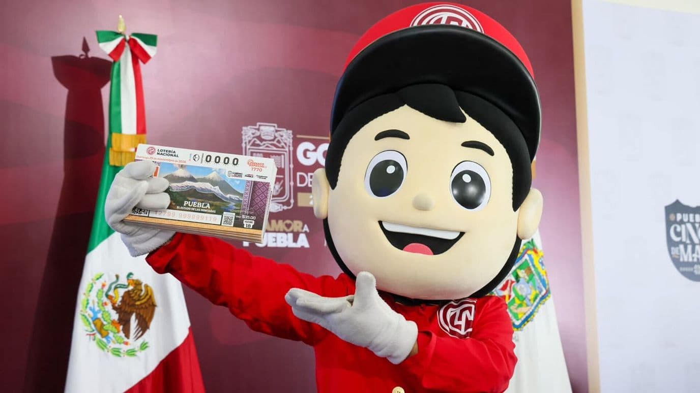 Lotería Nacional Sorteo Especial 1770 Noviembre 2026 Dedicado Montañas de Puebla