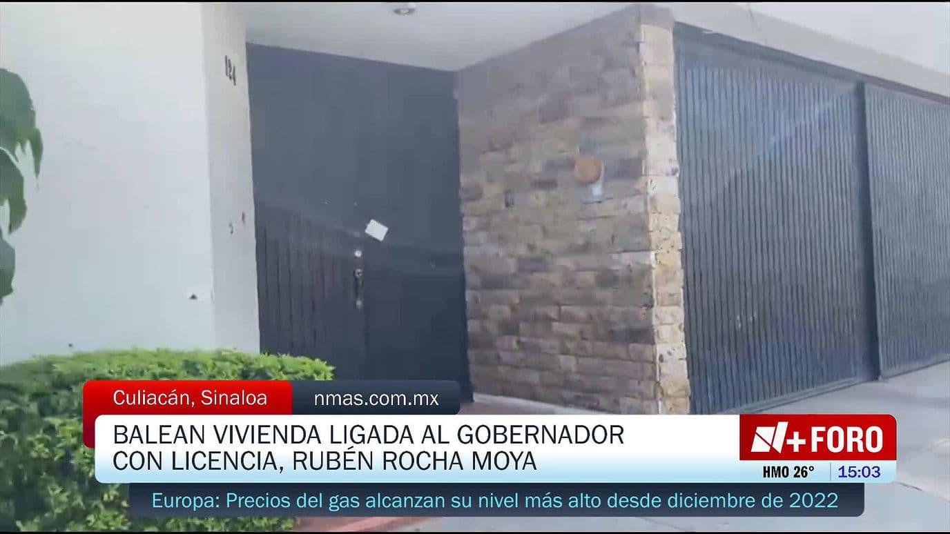 Balean Casa Presuntamente Ligada a Rubén Rocha Moya en Culiacán