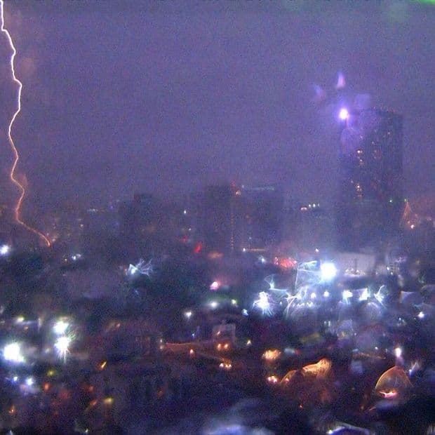 Así Se Ve la Tormenta Eléctrica en CDMX