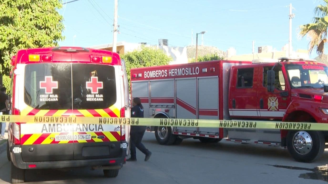 Dos Personas Resultan Ilesas tras Incendio en Vivienda de Hermosillo