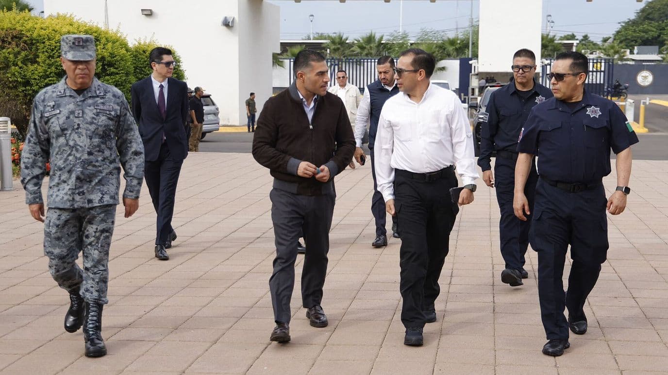 Secretario de Seguridad y Protección Ciudadana Realiza Visita de Seguridad en Sinaloa