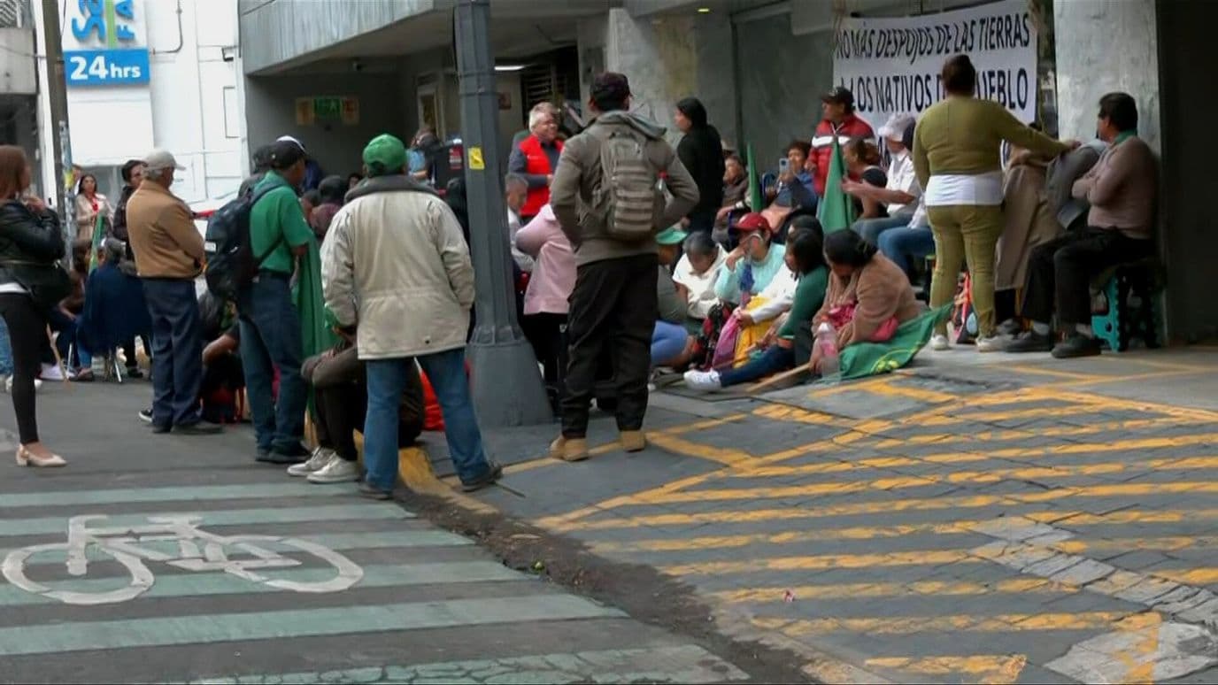 Trabajadores Agrícolas Impiden el Ingreso a la SEDATU, Ciudad de México