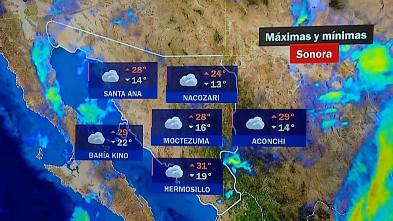 Pronóstico del Clima en Municipios de Sonora