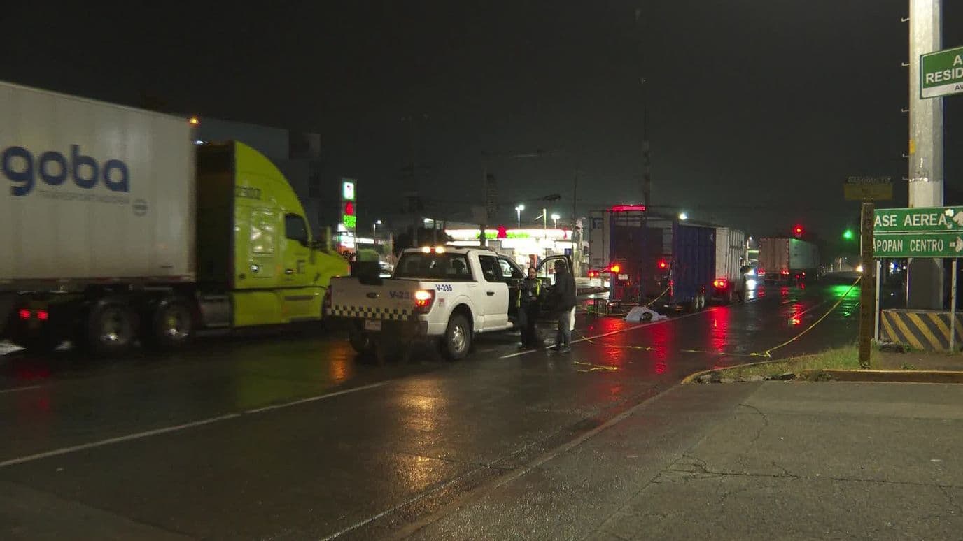 Muere Motociclista de 25 Años Tras Chocar Contra un Remolque en Zapopan