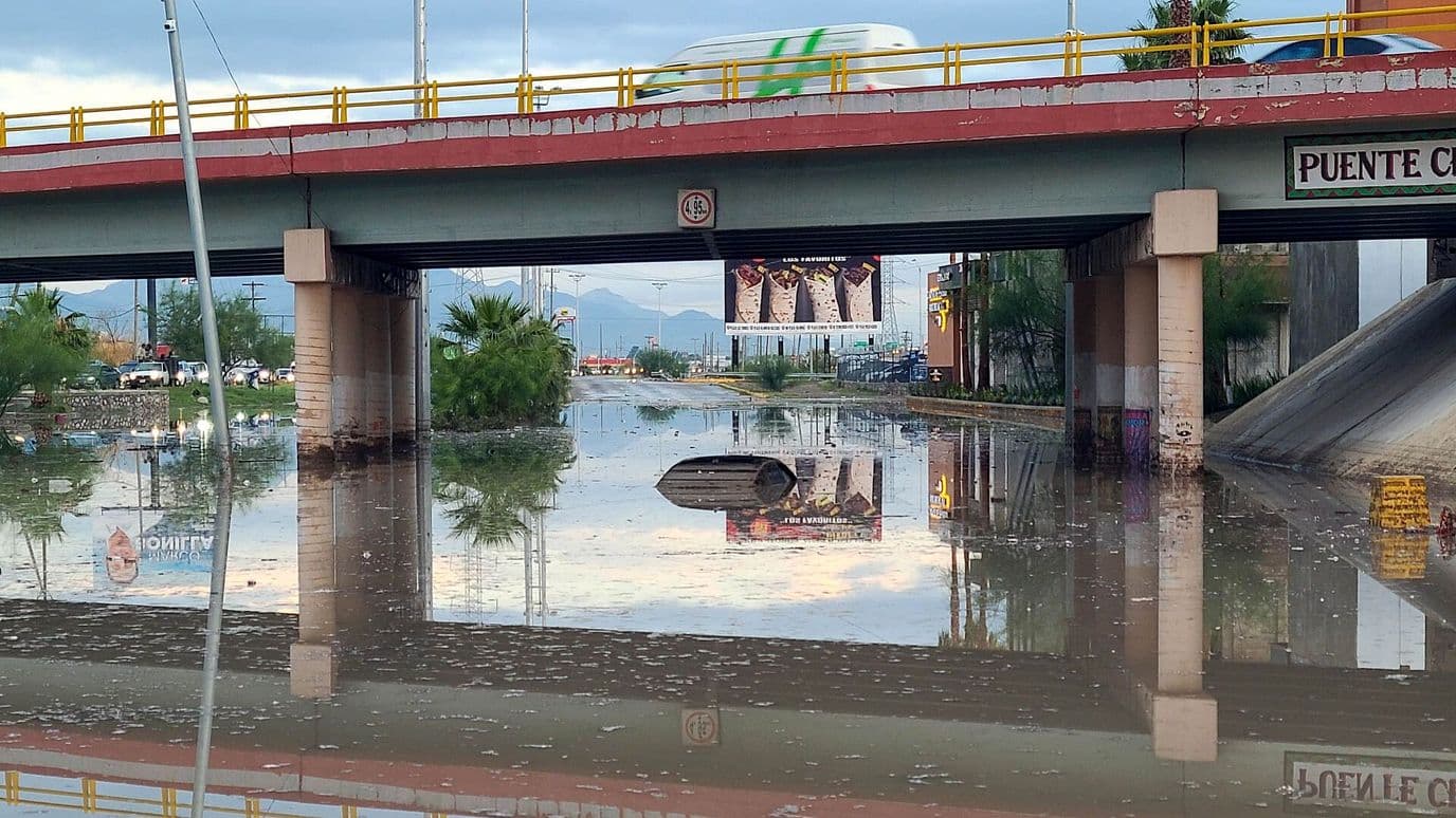 Prevalecen Afectaciones por Lluvias Torrenciales en Ciudad Juárez, Chihuahua