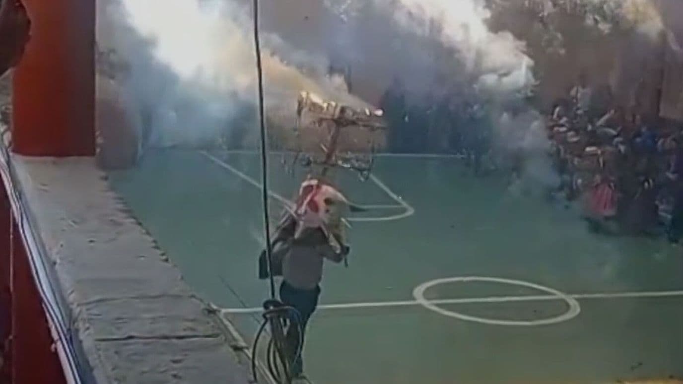 Explota Torito de Pirotecnia en Escuela de Tantoyuca, Veracruz y Deja Dos Niños Heridos