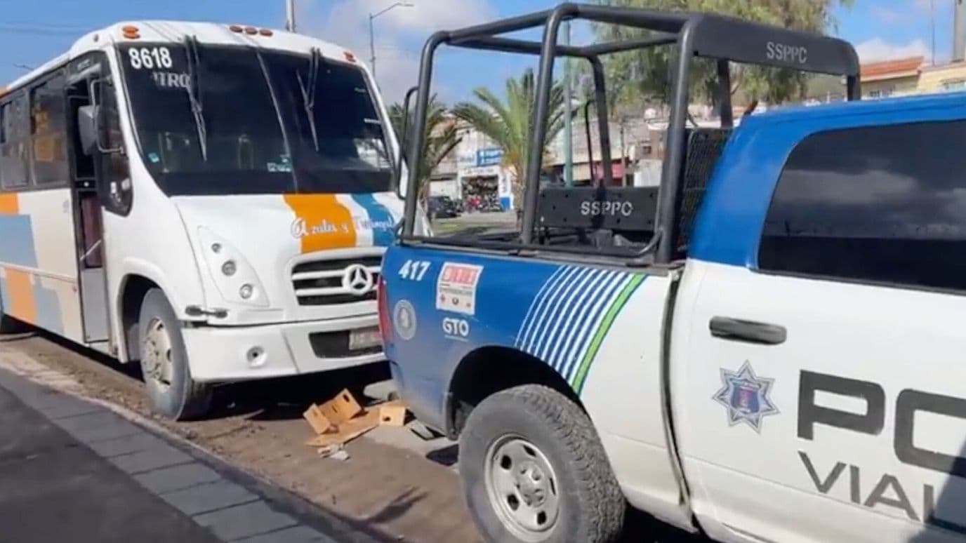 Menor Resulta Gravemente Lesionado al Ser Atropellado por un Camión Urbano en León, Guanajuato
