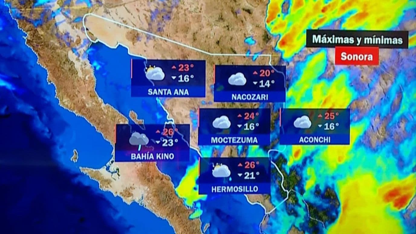Pronóstico del Clima en Municipios del Estado de Sonora
