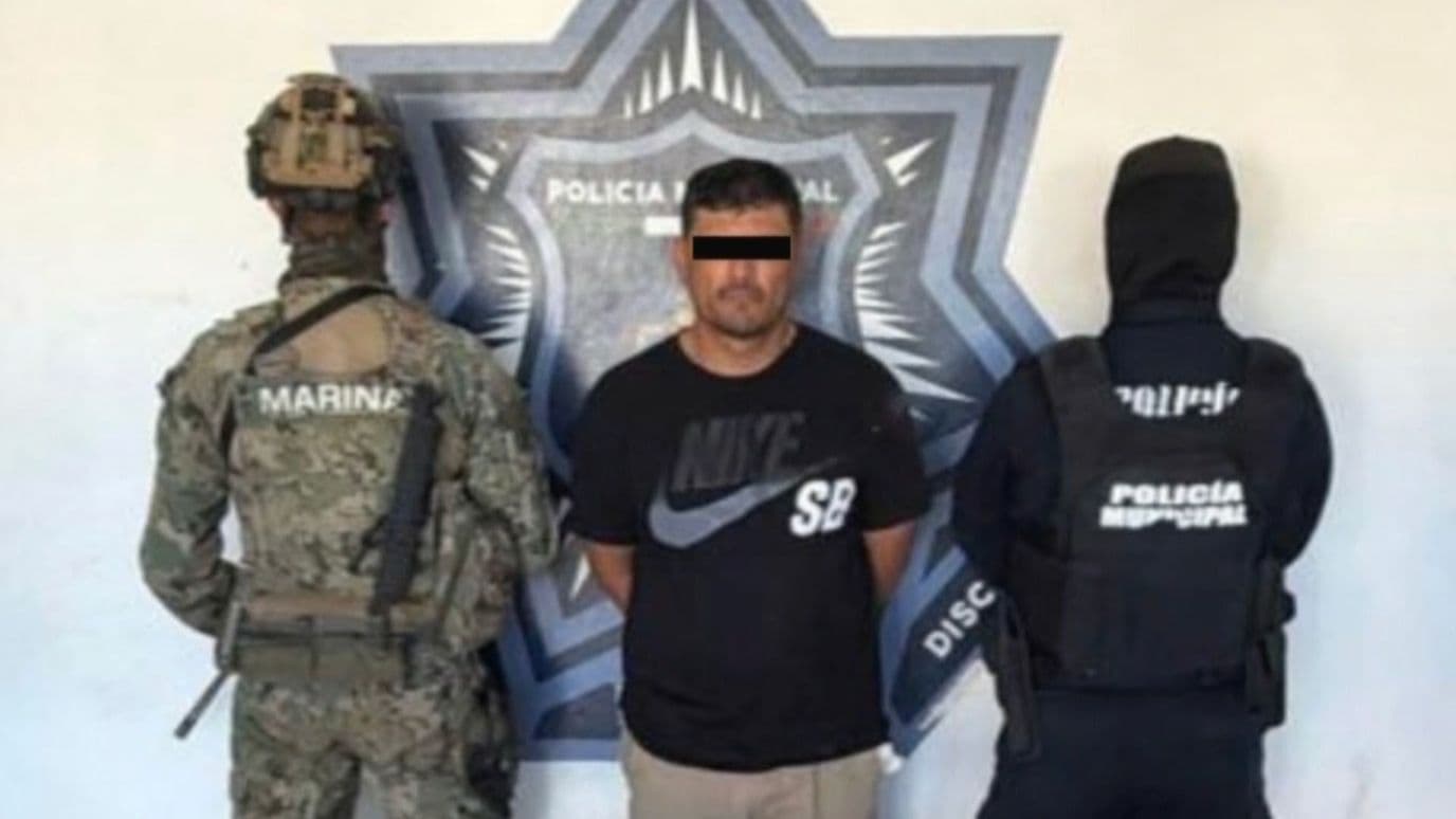 Sujeto Detenido en Posesión de un Arma y Presunta Droga en Ciudad Obregón