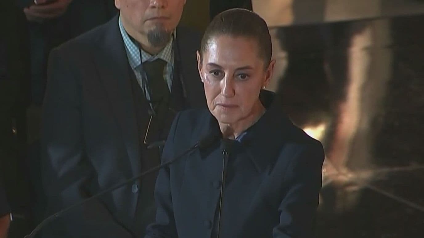 Sheinbaum Ofrece Discurso durante el Homenaje de Cuauhtémoc Cárdenas en Bellas Artes