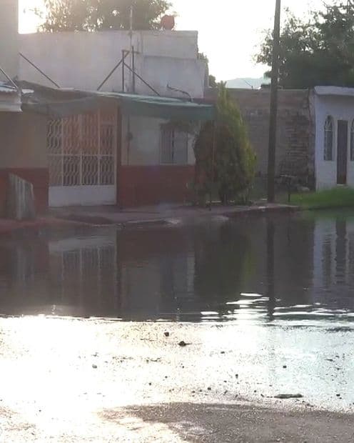 Denuncian Brote de Aguas Negras en Colonia Victoria en Torreón, Coahuila