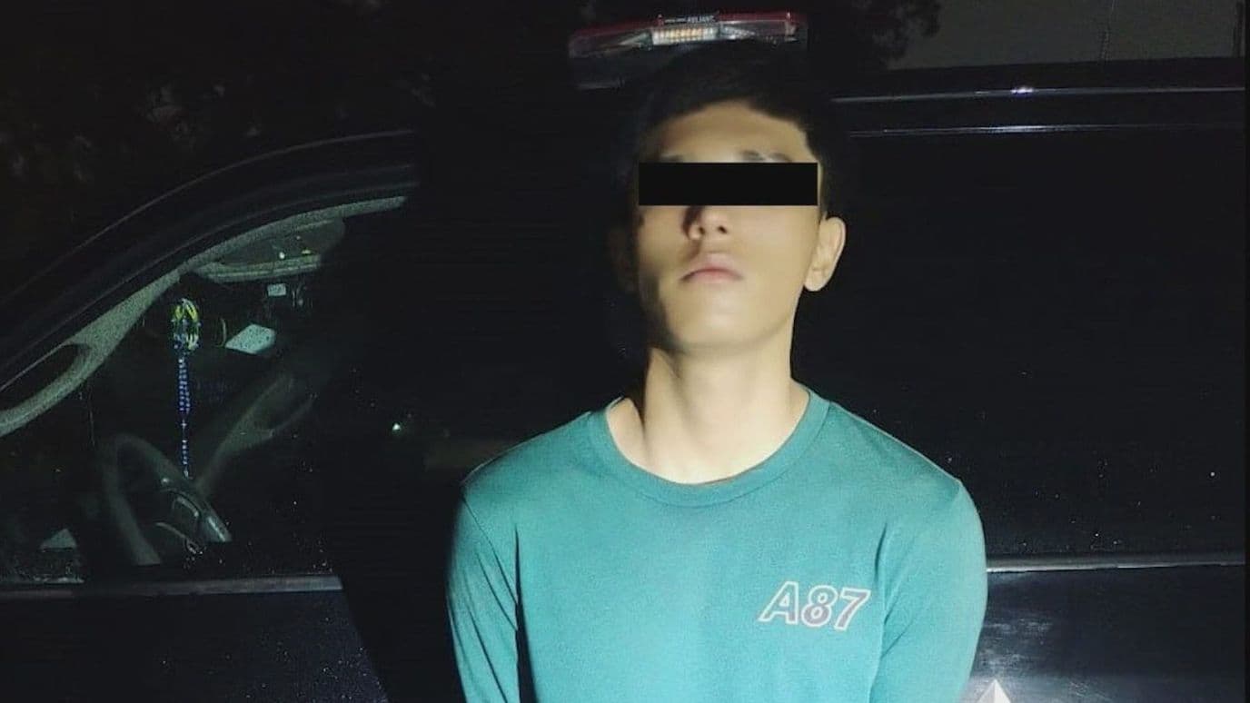 Detienen a Joven con Arma y Droga en Monterrey