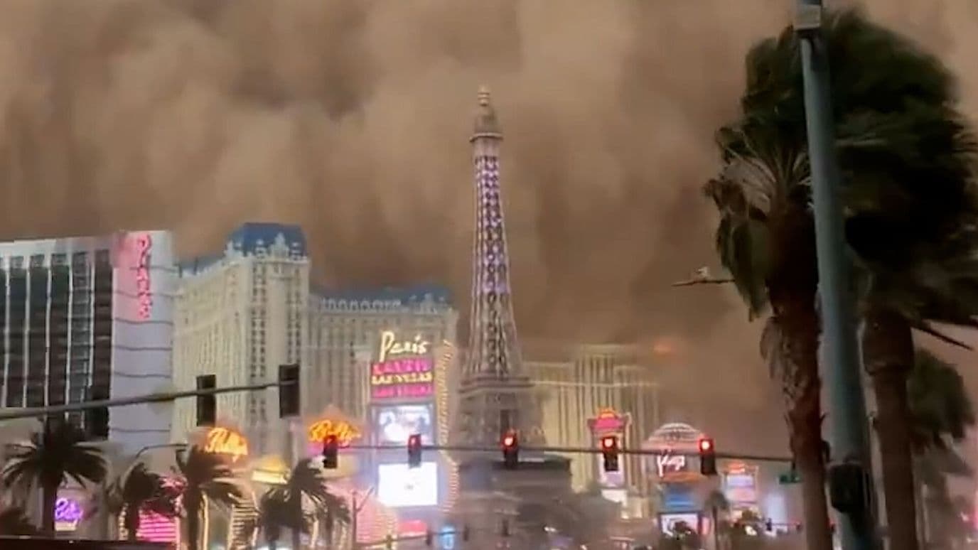 Enorme Nube de Polvo Cubre Las Vegas