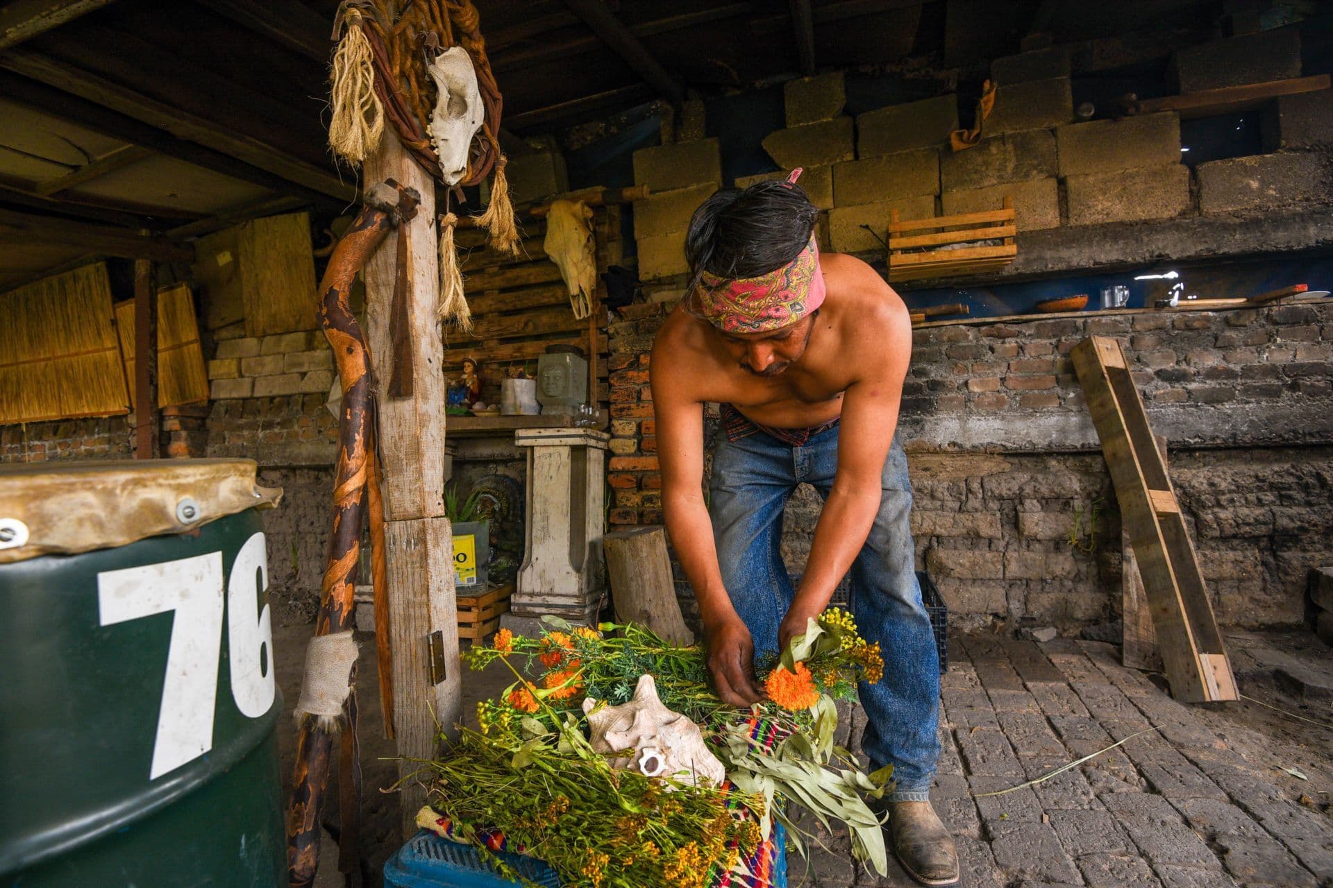 Temazcal y su medicina tradicional con etnoherbolaria