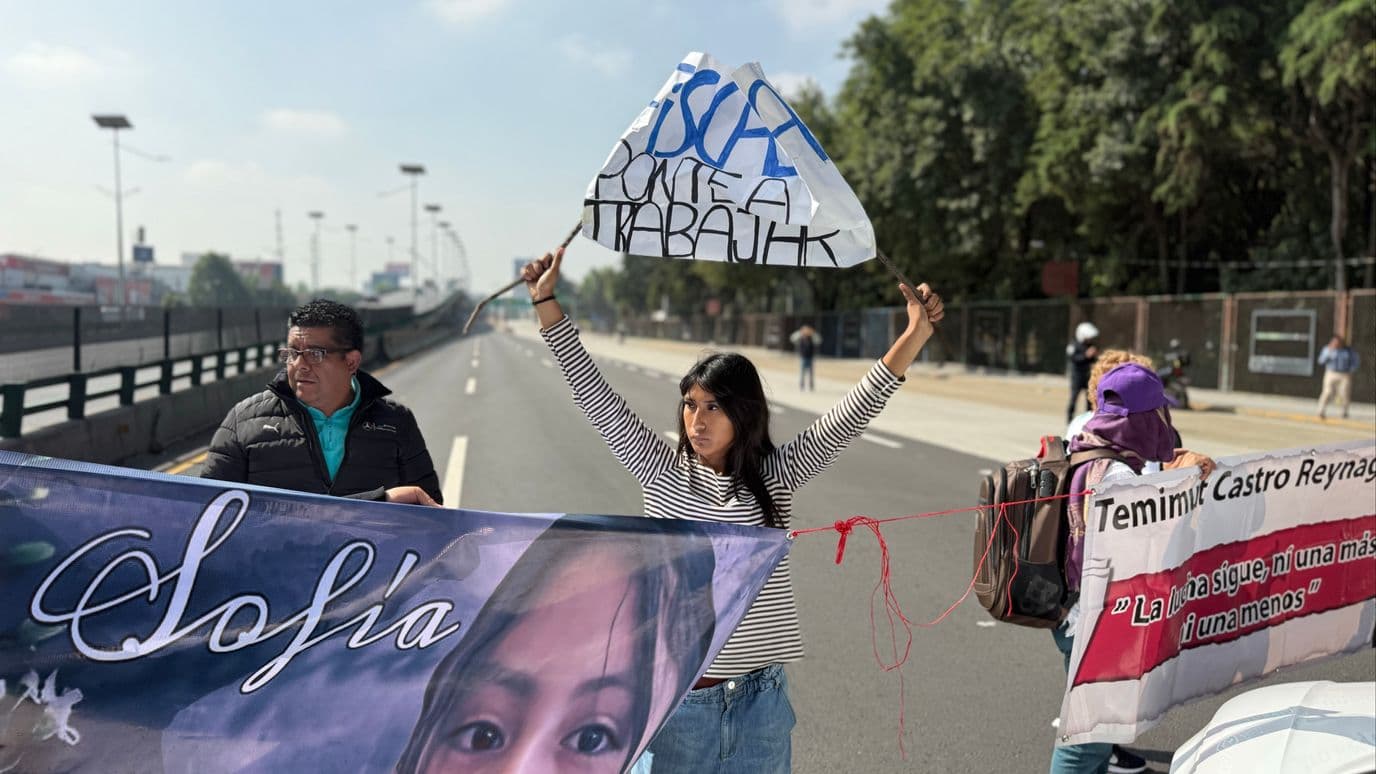 Bloqueo en Periférico Norte Hoy: Familia de Sofía Madai Cierra Paso y Hay Afectaciones Viales