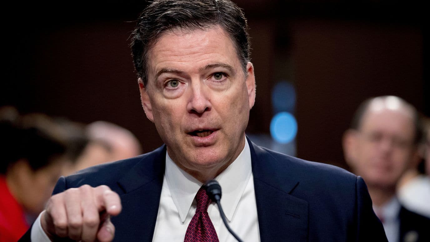 El ex director del FBI, James Comey. Foto: AP