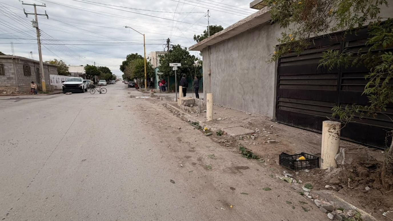 Según testigos la unidad de la policía viajaba a exceso de velocidad por la colonia Francisco I. Madero
