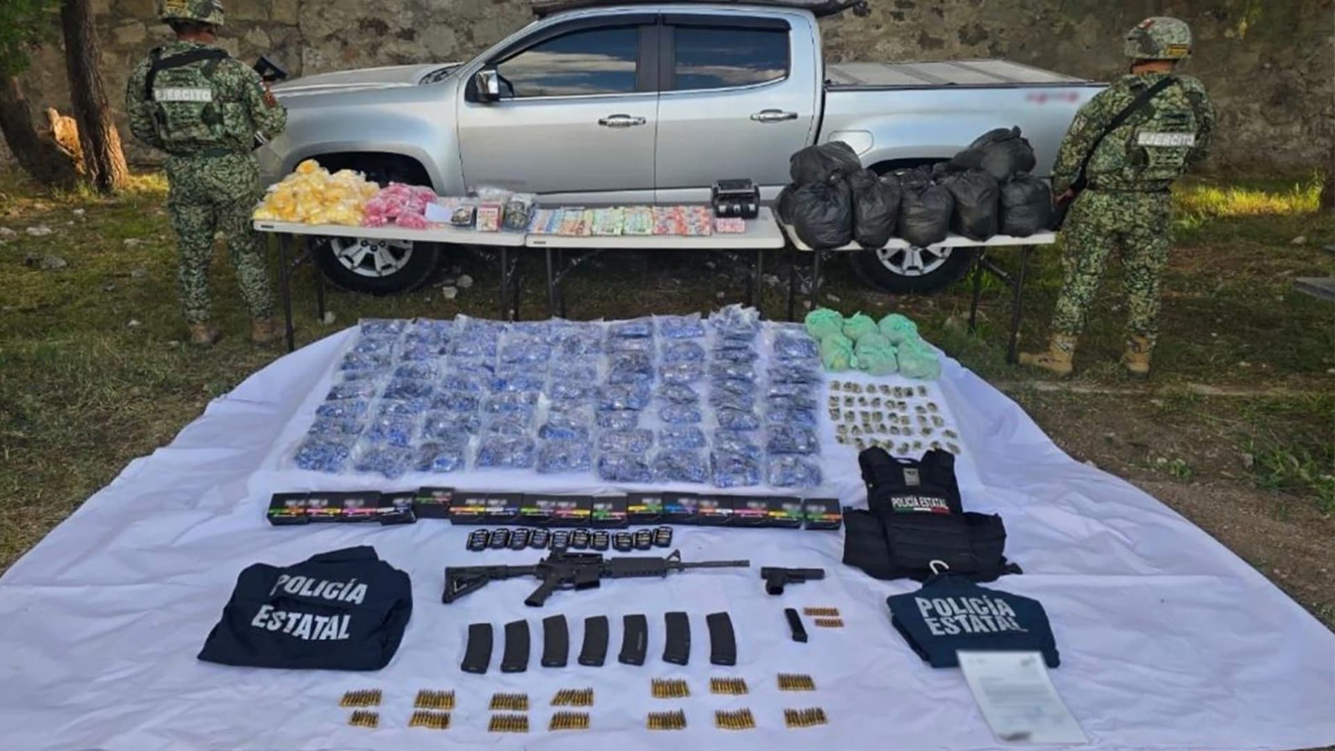 Durante la actual administración han asegurado casi 26 mil armas de fuego y más de 4 millones de cartuchos