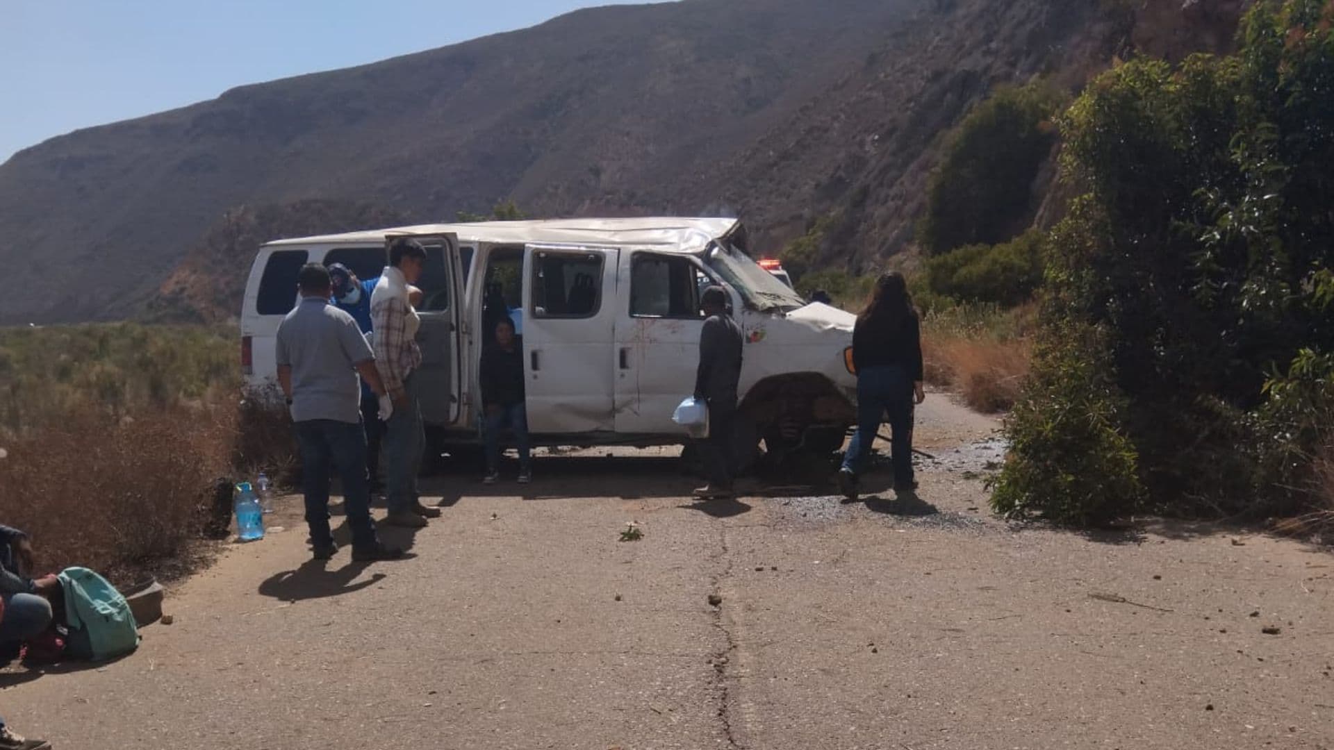 Reportan 10 Lesionados tras Accidente en Carretera a Eréndida en Ensenada