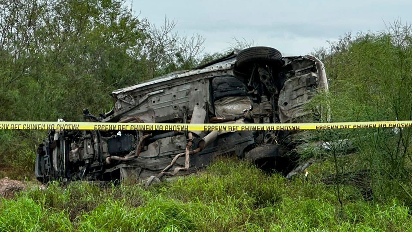 Accidente de la Guardia Estatal Tamaulipas en Carretera Matamoros-Victoria