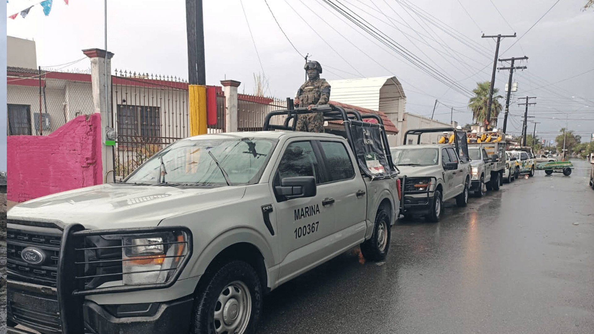 Activan Plan Marina por Fuertes Lluvias e Inundaciones en Matamoros