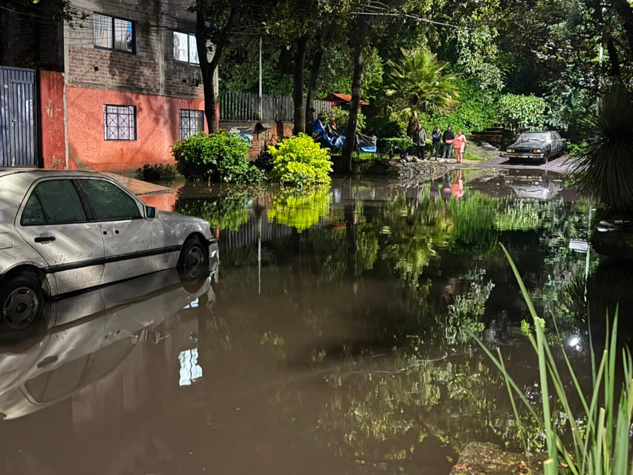 Afectaciones por lluvias en la alcaldía Tlalpan. Foto: N+