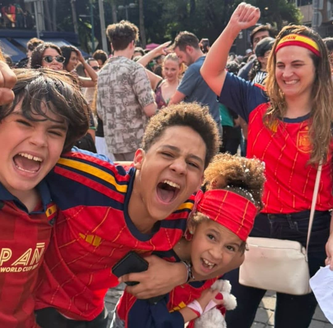 Afición Española festeja en la CDMX. Foto: N+