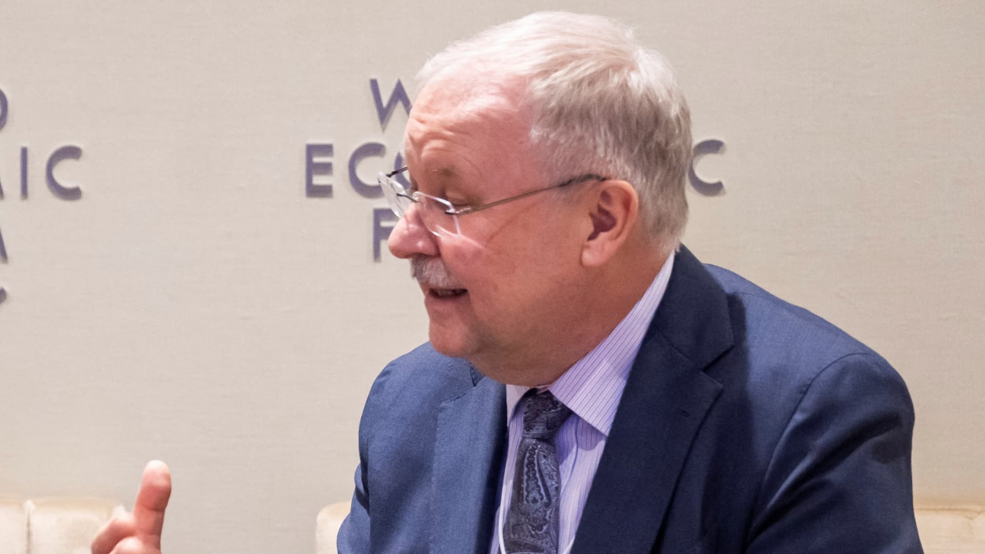 Alois Zwinggi, director ejecutivo del Foro Económico Mundial.