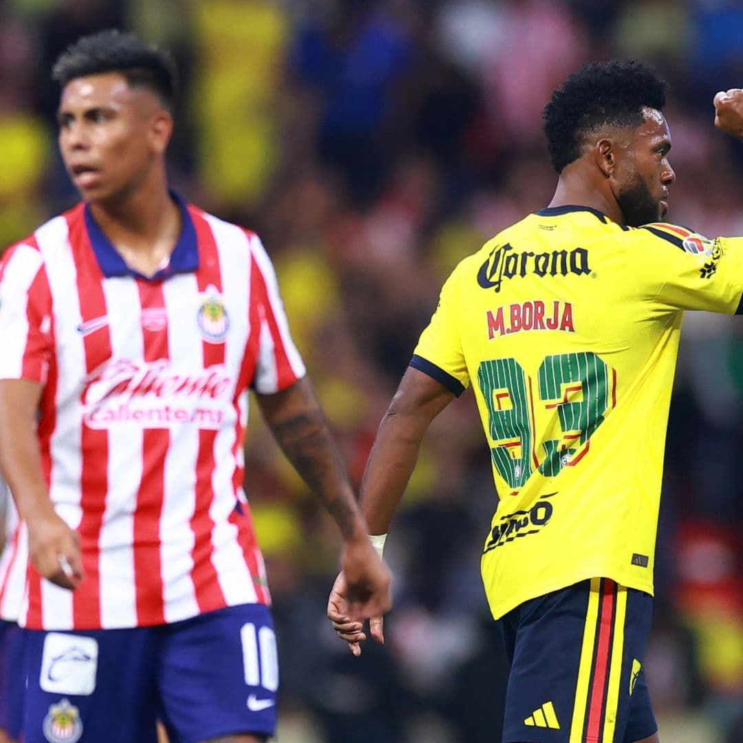 América Saca el Empate Ante Chivas Gracias al Doblete de Borja
