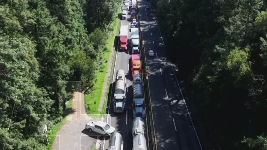 Accidente Paraliza la México-Toluca; Así la Afectación Vial Desde el Aire en Cuajimalpa